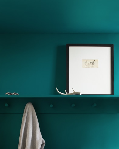 Mur peint en Beau Vert 2054-20