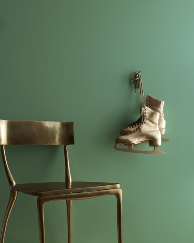 Painted wall with Weeping Willow 629