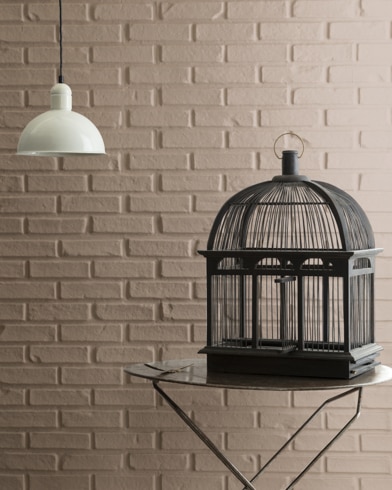 Painted wall with Ticonderoga Taupe 992