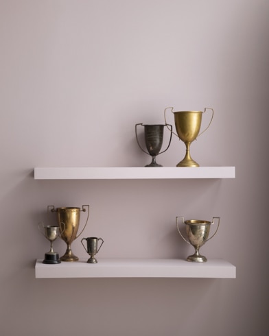 Painted wall with Victorian Mauve 2114-50